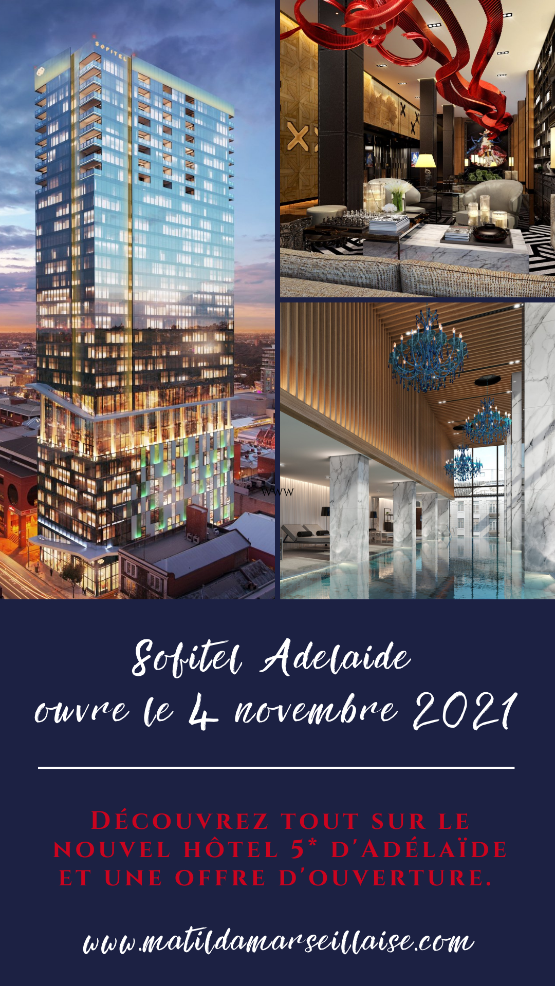 Le Sofitel Adelaide, le nouvel hôtel 5 étoiles de la ville, ouvrira début novembre