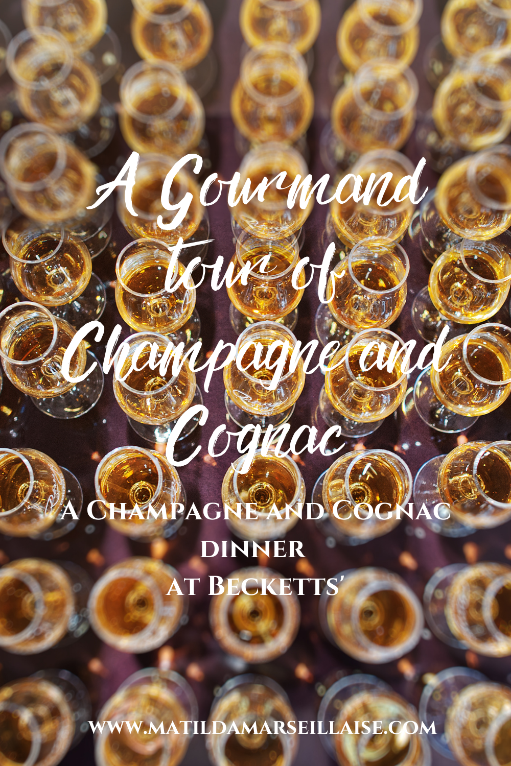 Join Beckett’s for a champagne and cognac dinner next Thursday