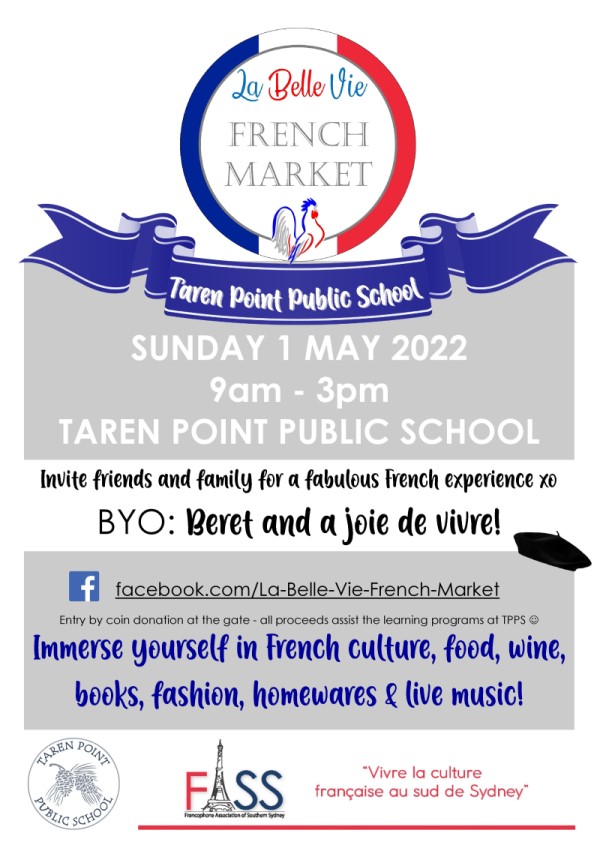 La Belle Vie French market: A French market in Southern Sydney this Sunday