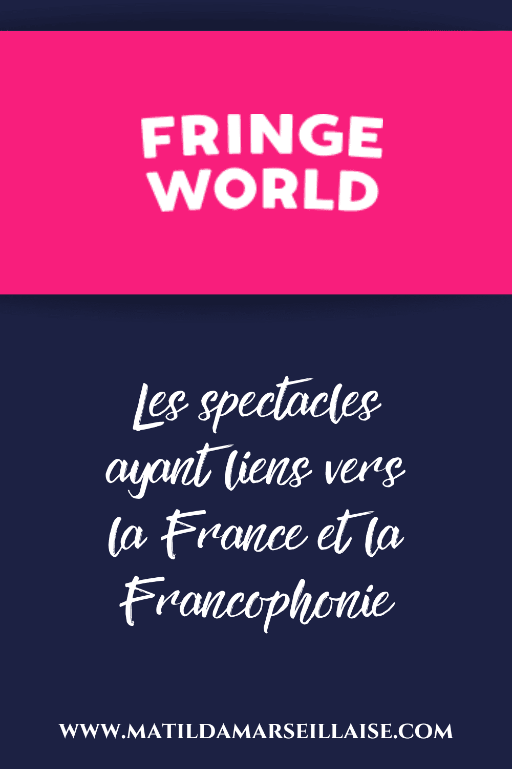 Les spectacles avec liens français à voir au Perth FringeWorld 2024