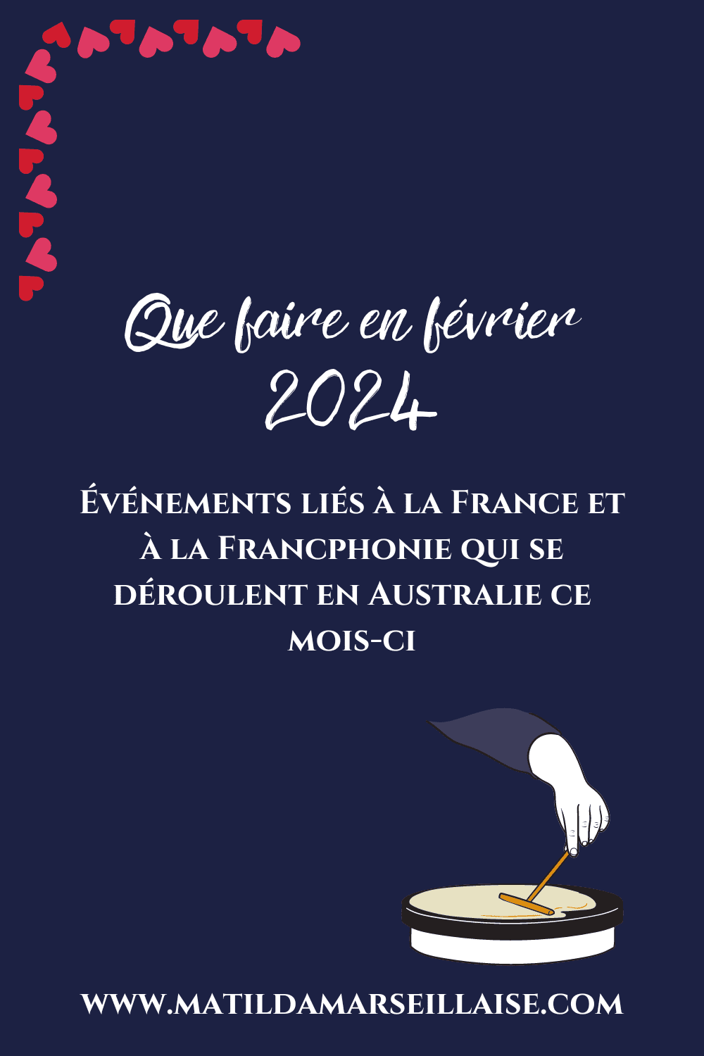 Que faire en février 2024? Les évènements ayant liens avec la France et la Francophonie en Australie
