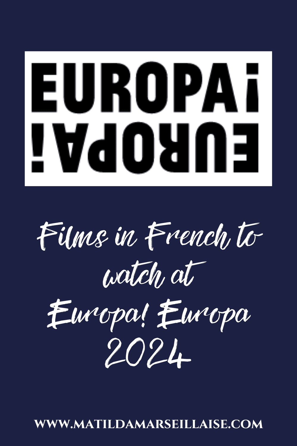 Europa! Europa 2024 hits cinemas this week with an exciting lineup of French and other European films