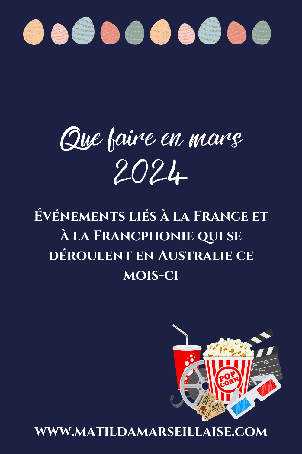 Que faire en mars 2024 ? Les évènements liés à la France, à la culture française et à la francophonie qui se dérouleront en Australie