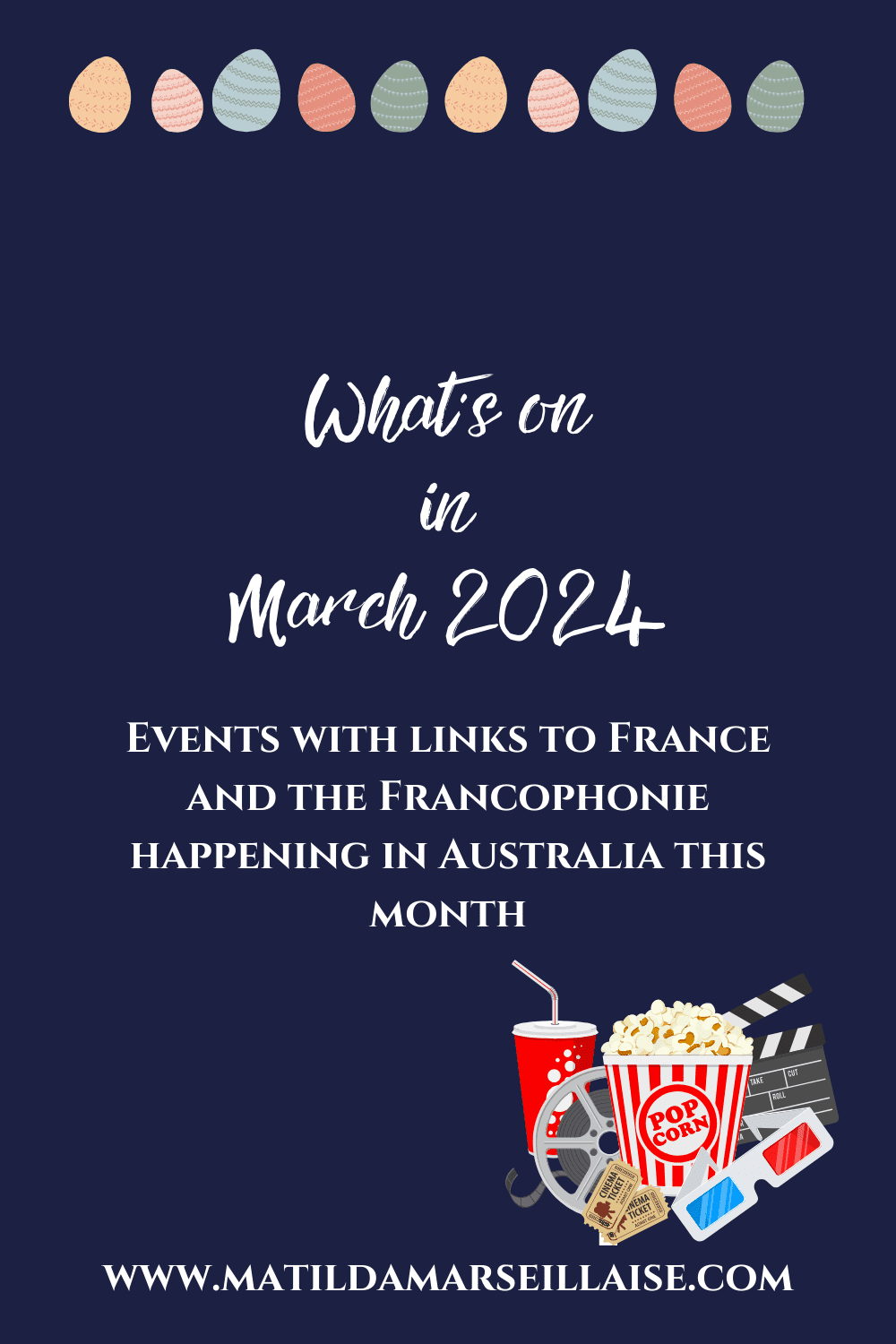 What’s on in March 2024? Events with links to France, French culture and the Francophonie in Australia