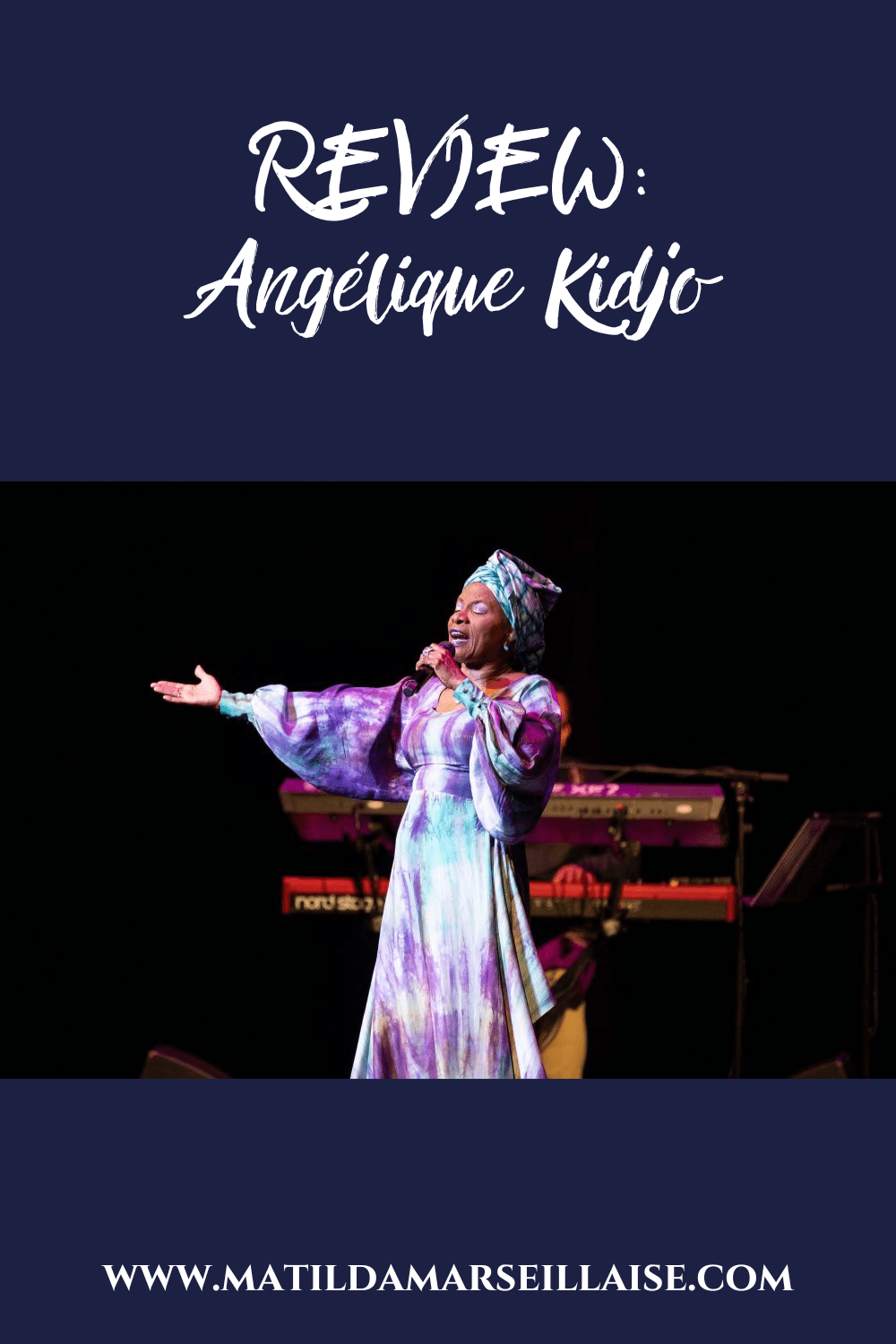 Angélique Kidjo brought everyone to their feet at the Adelaide Festival Theatre last night for her 40th anniversary tour