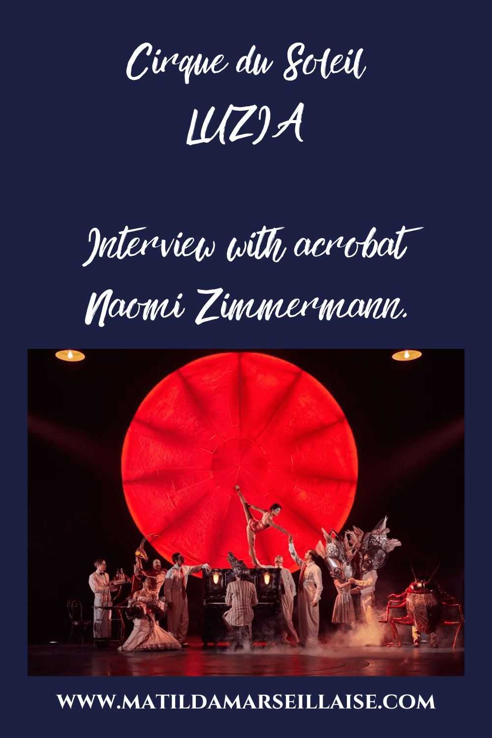 Naomi Zimmermann is an aerialist in Cirque du Soleil’s LUZIA