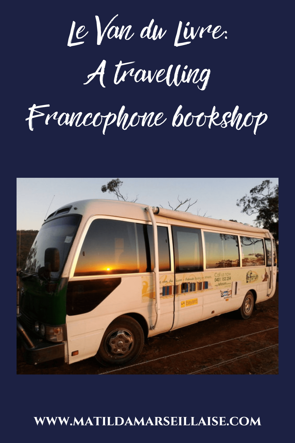 Le Van du Livre is a travelling Francophone bookshop in Australia