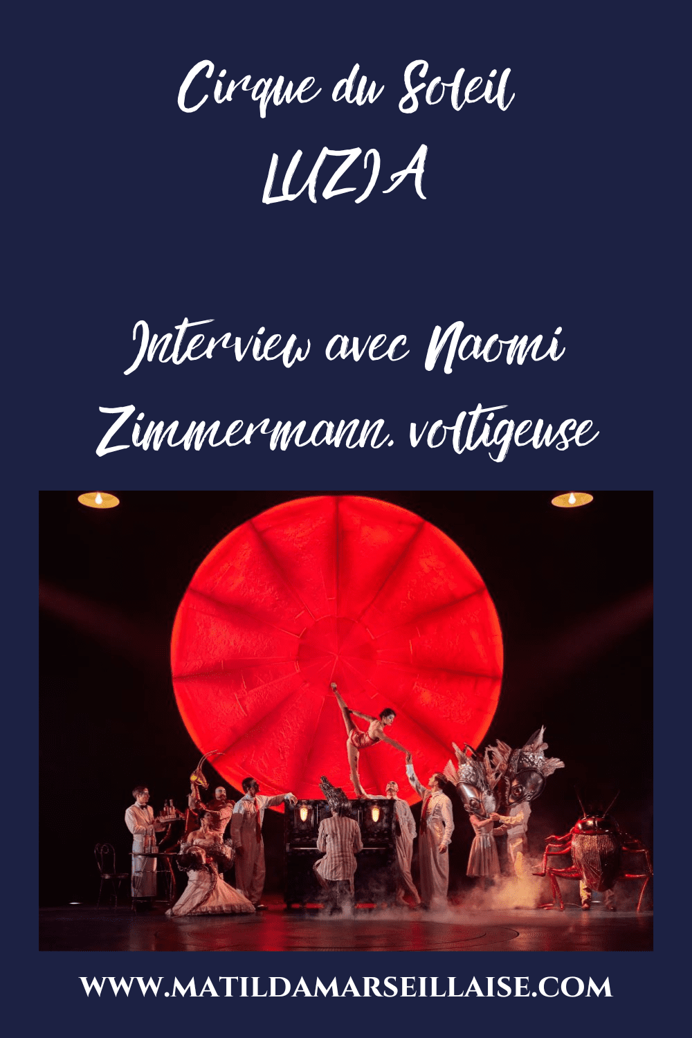 Naomi Zimmermann est voltigeuse dans LUZIA de Cirque du Soleil
