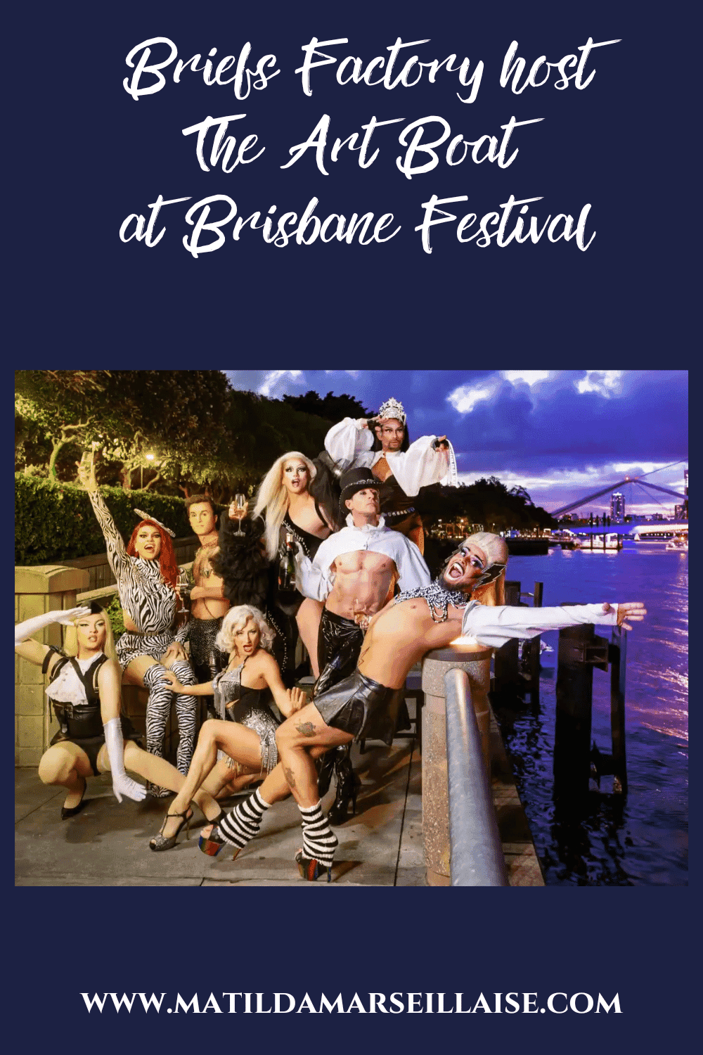 Sail into spectacle: Discover The Art Boat with Briefs Factory at Brisbane Festival!