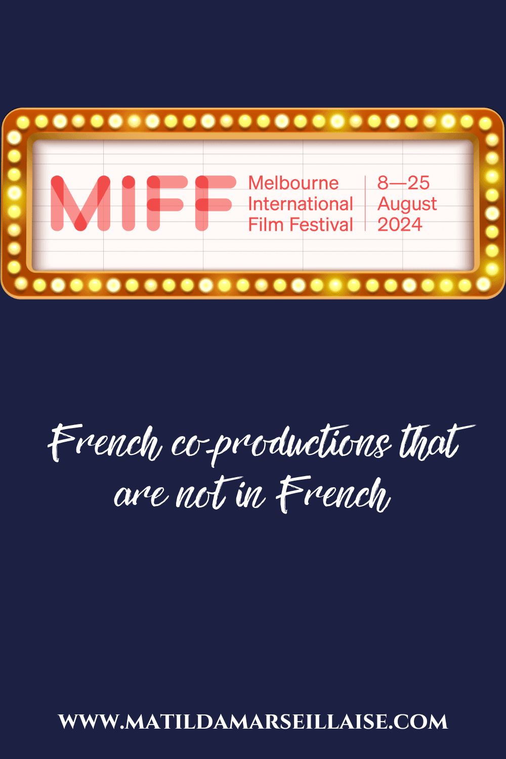 MIFF 2024 French co-productions