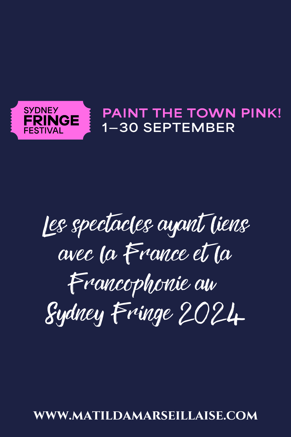 14 spectacles à voir au Sydney Fringe 2024