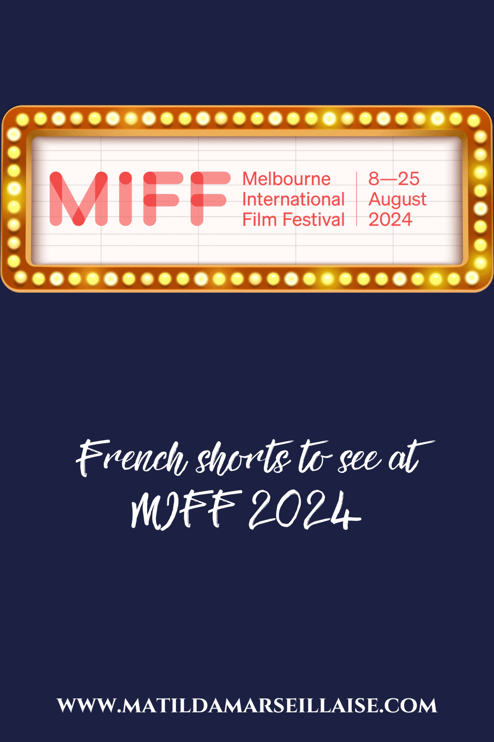 Discover the French short films at MIFF 2024