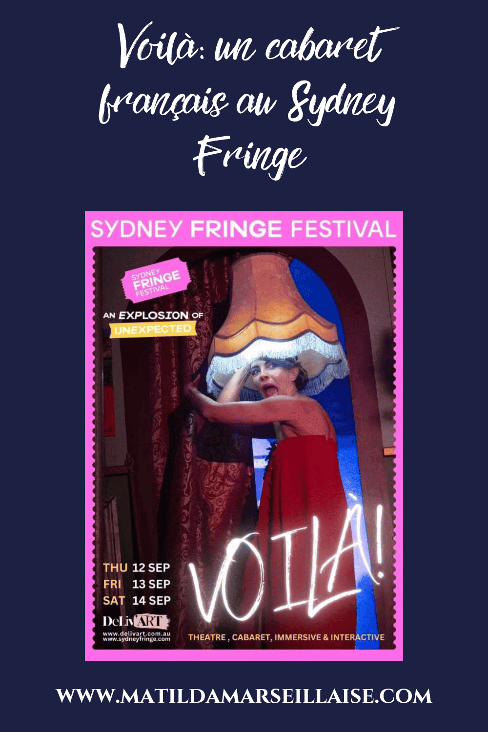 Voilà ! est un cabaret qui vous transportera à Paris des années folles au Sydney Fringe