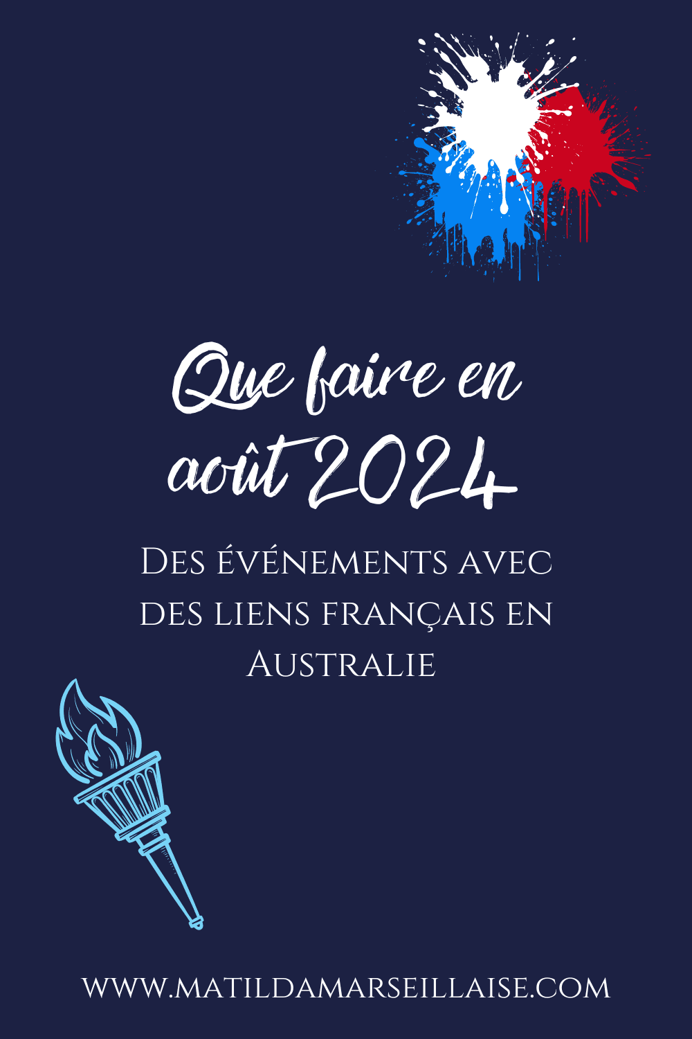 Que faire en août 2024? Les évènements avec liens vers la France et la Francophonie en Australie