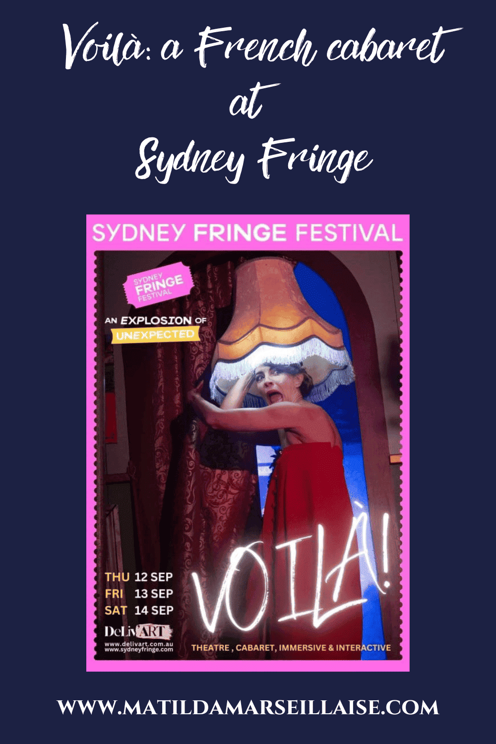 Voilà! is a cabaret that will transport you to 1920s Paris at Sydney Fringe