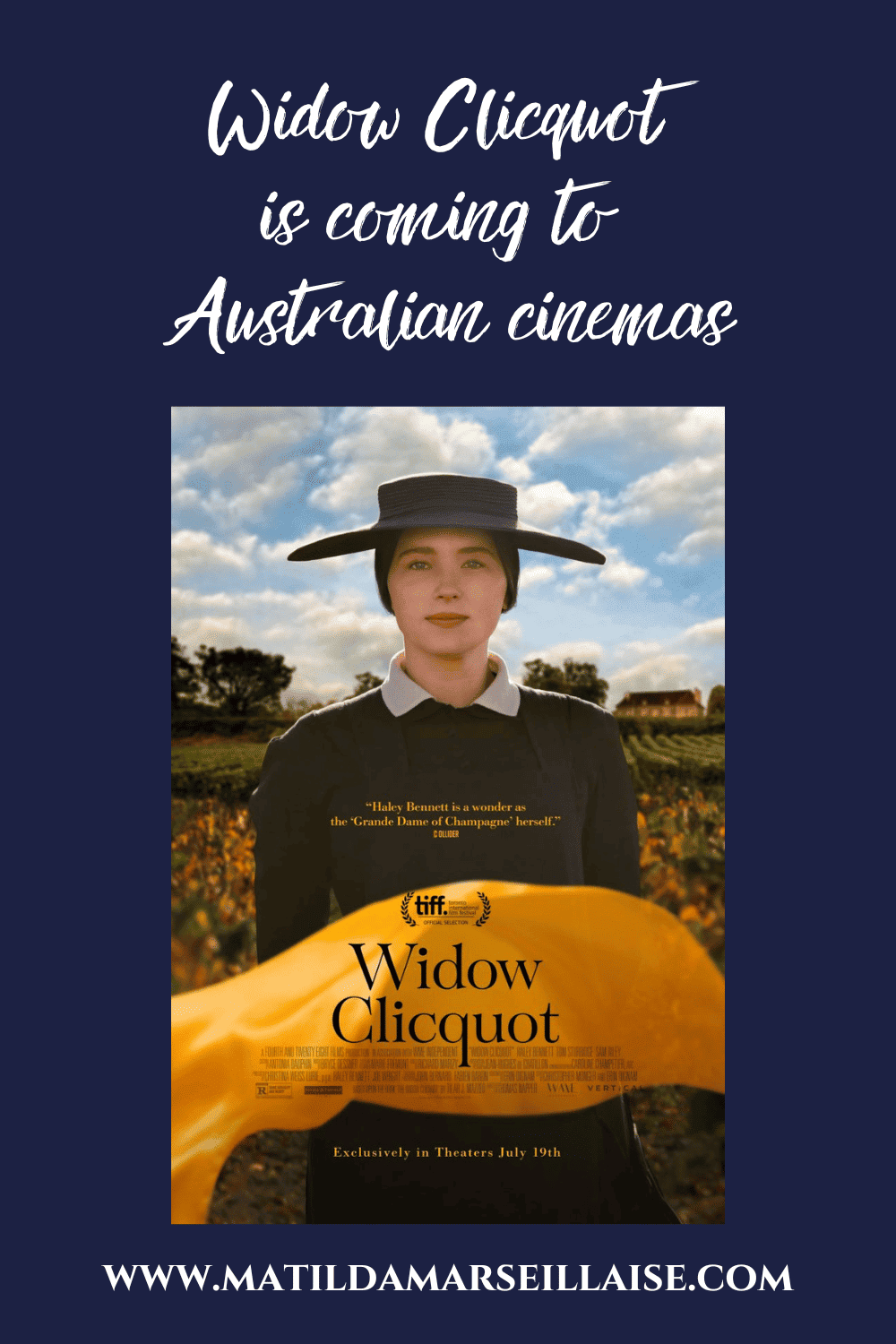 Widow Clicquot finally comes to Australian screens