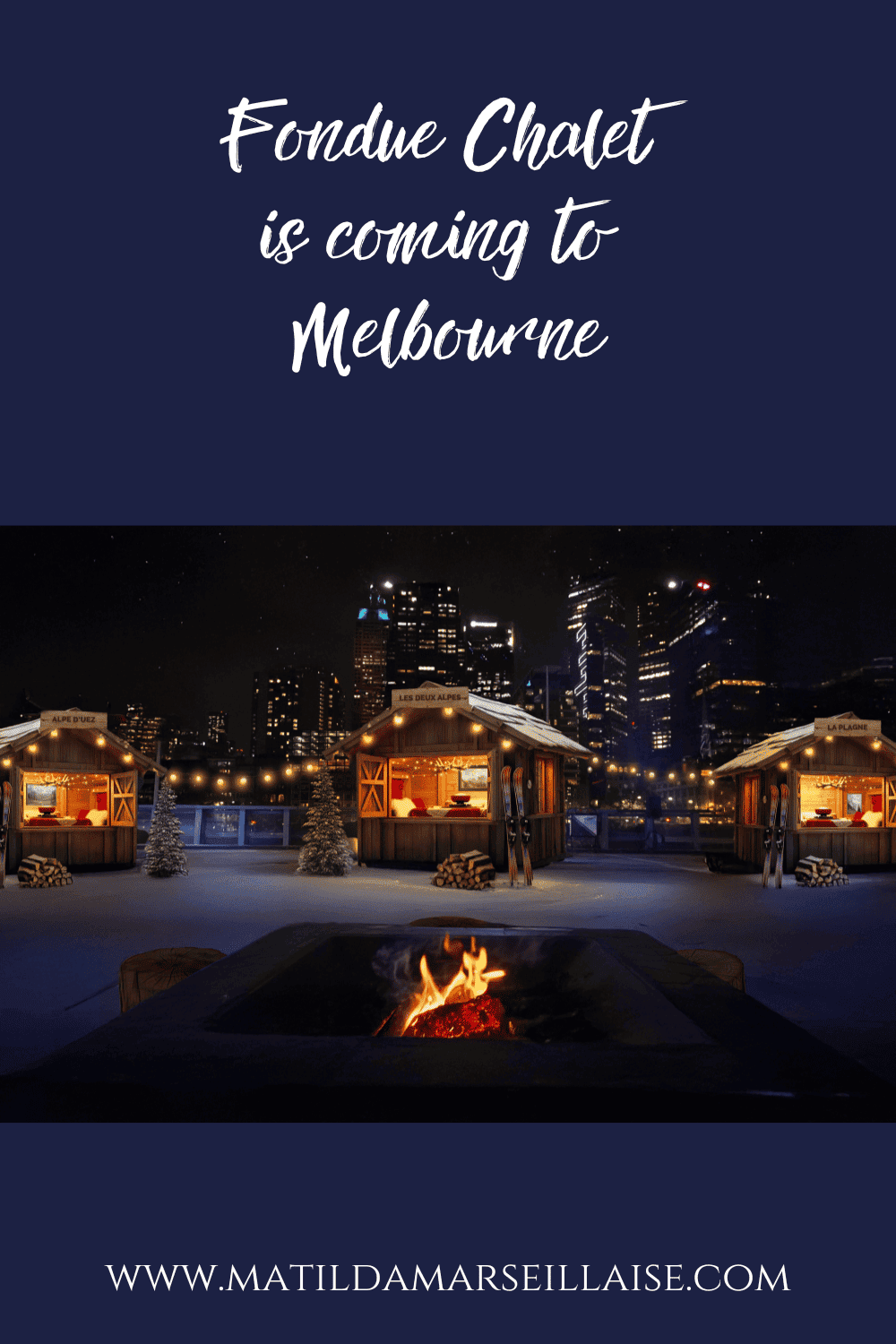 Fondue Chalet follows in the delicious footsteps of the Raclette Igloo in Melbourne