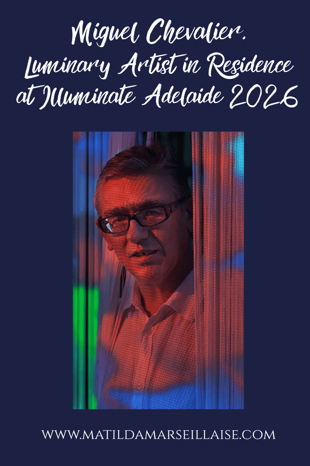 Miguel Chevalier is the Illuminate Adelaide 2026 Luminary Artist in Residence
