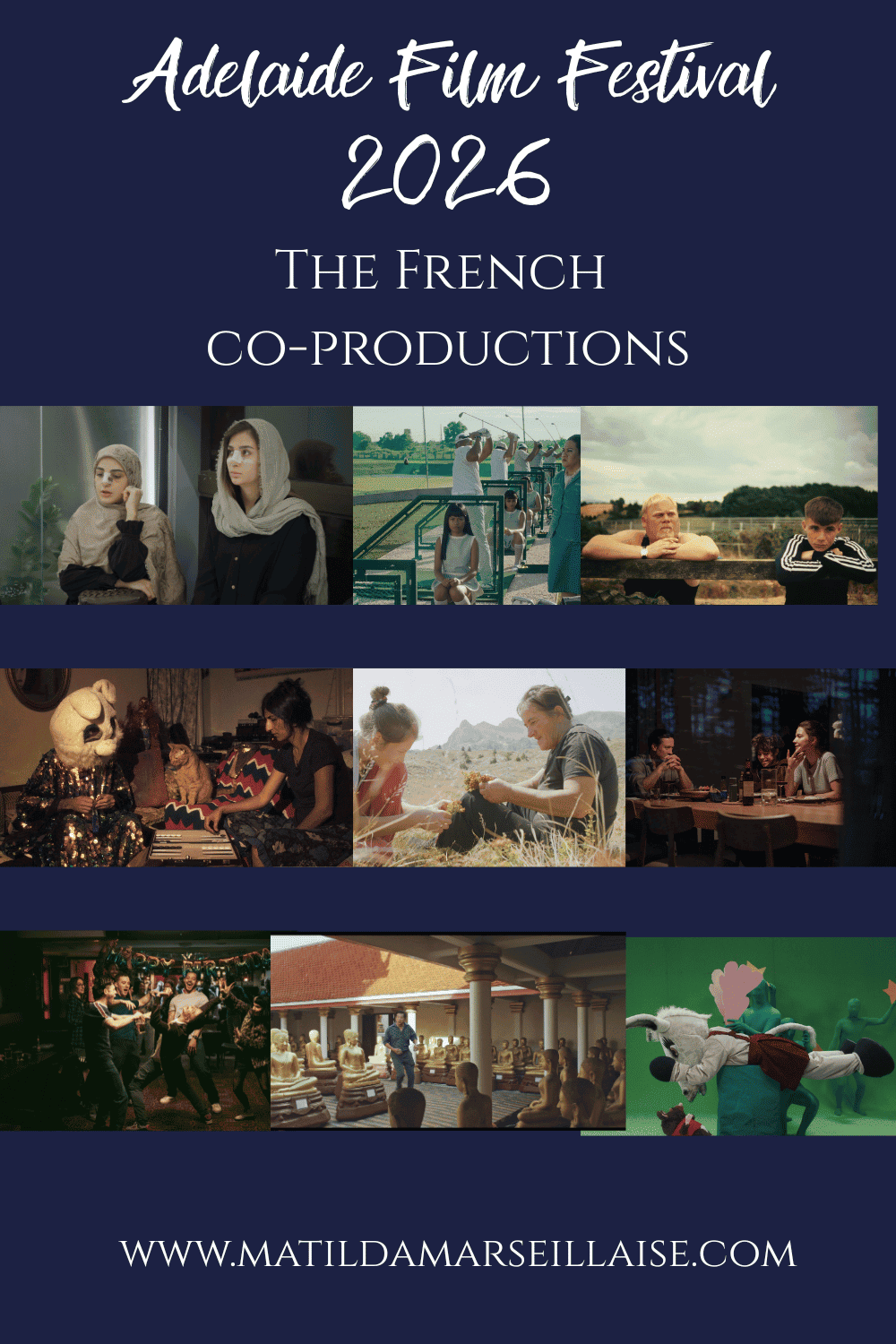 Explore the French co-productions that tell their stories entirely in languages other than French at Adelaide Film Festival 2026