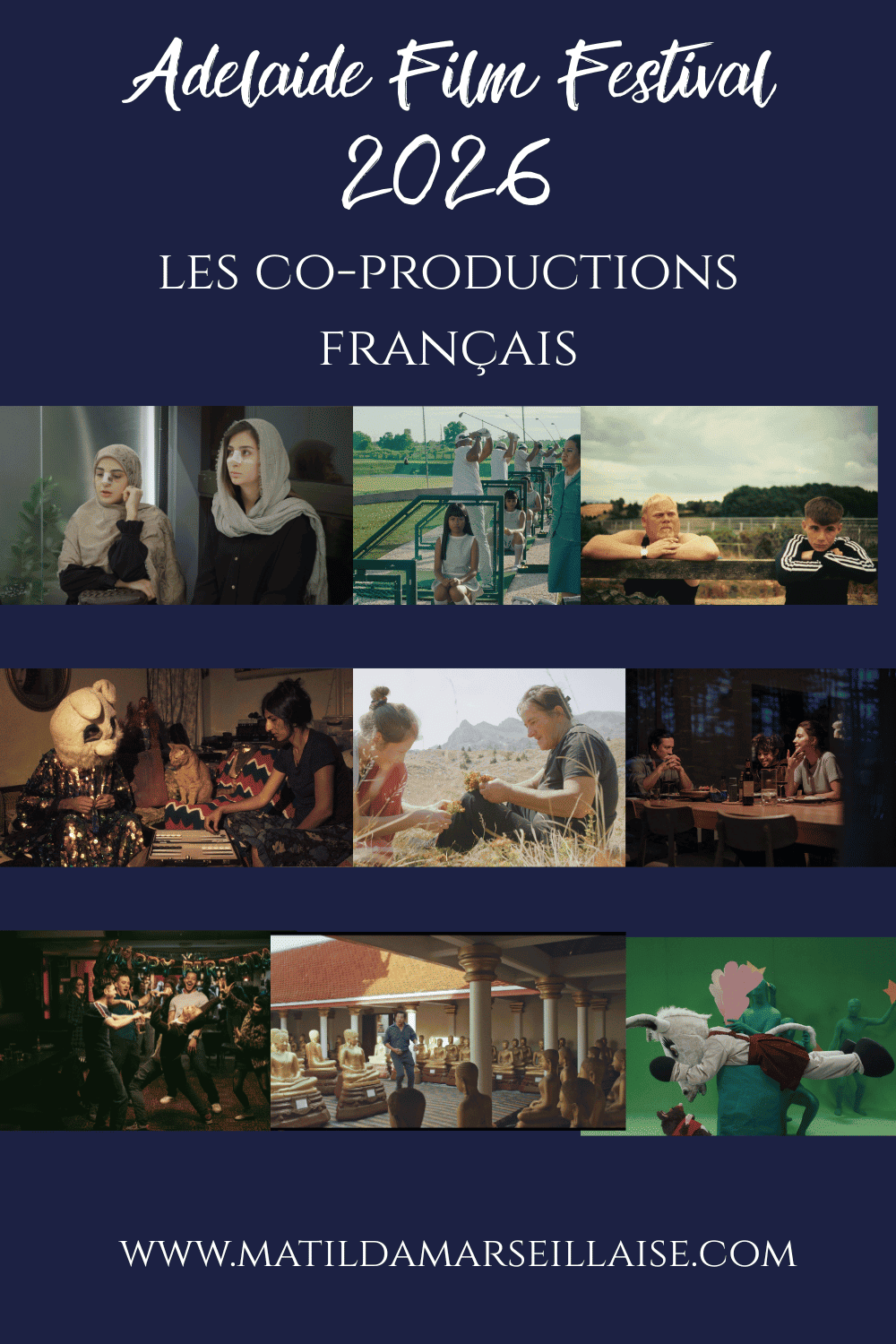Explorez les coproductions françaises dont les récits se déroulent entièrement dans des langues autres que le français lors de l&rsquo;Adelaide Film Festival 2026